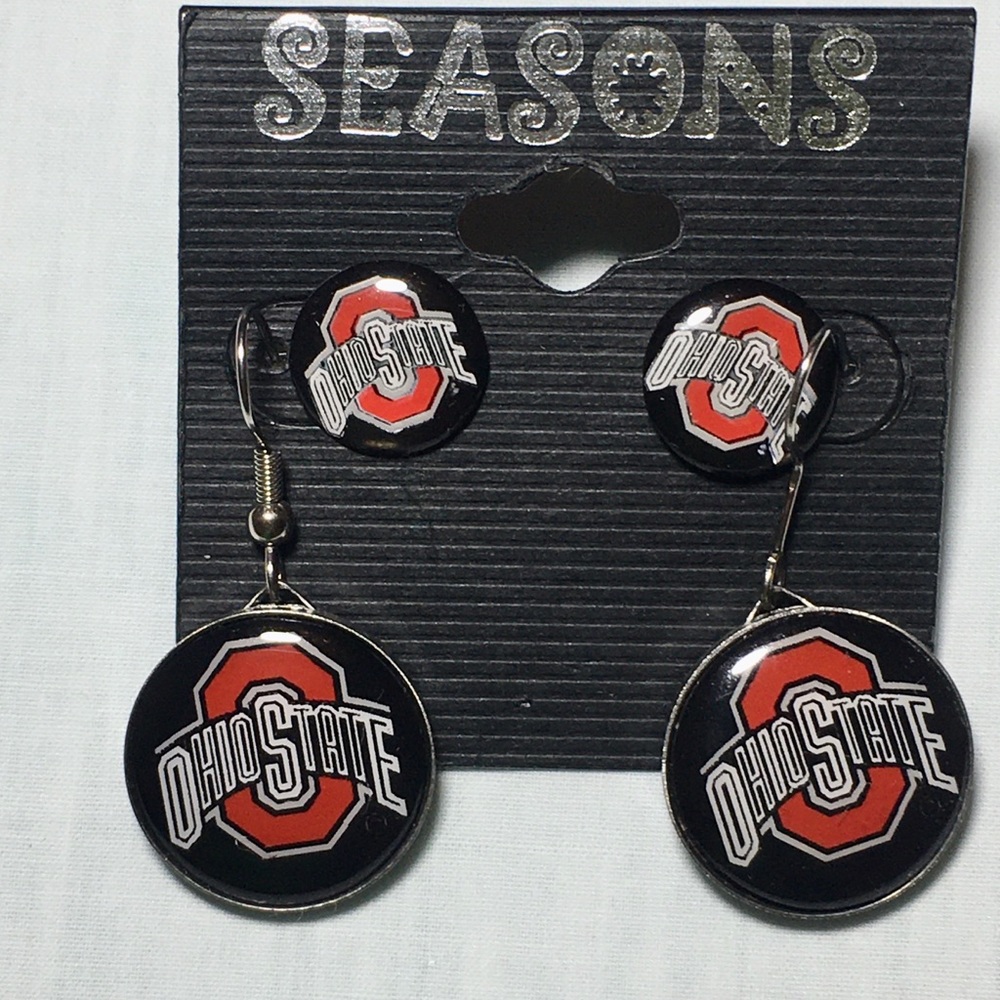 🔥5/$20🔥 Ohio State Earrings
